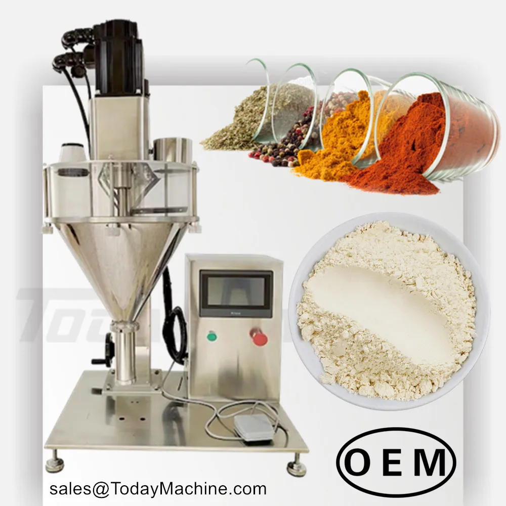 Whey Protein Chilli Detergent Seasoning Powder Auger Powder Filling Machine