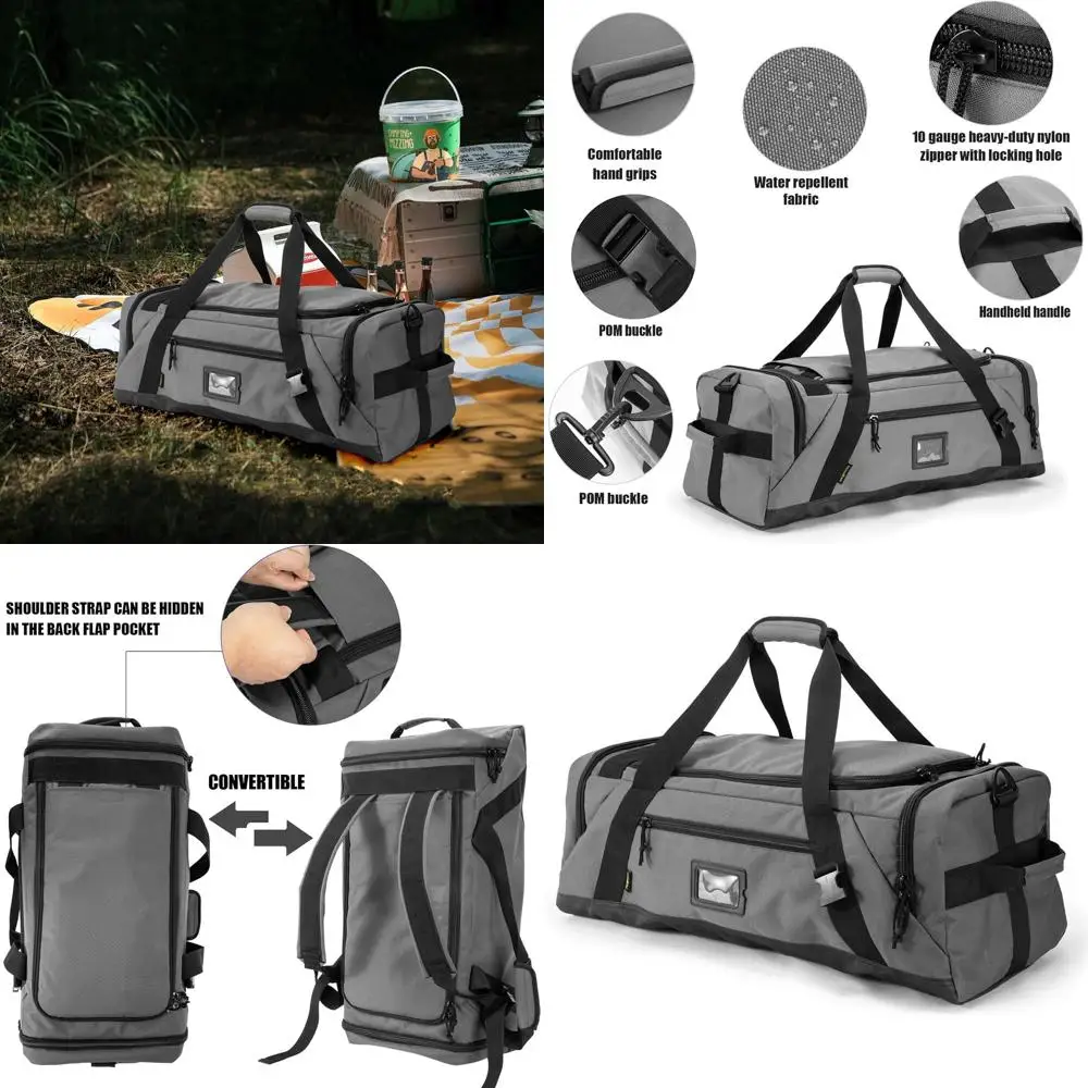 

Вместительная спортивная сумка-даффл на 90 л — универсальный дорожный рюкзак для спортзала и поездок на выходные, идеальная сумка для ручной клади
