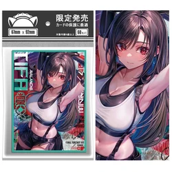 레이저 애니메이션 카드 슬리브, 보드 게임 카드 보호대, PTCG 카드 쉴드 카드 커버, TCG, PKM, MGT 트레이딩 카드용, 67x92mm, 백 당 60 개
