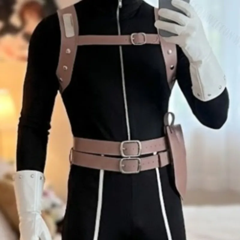 Stanley Snyder Stone World Cosplay Costume 58mm Badge Man Soldier FullSet Clothes Blonde Wig Halloween Cos Party Outfit Roleplay