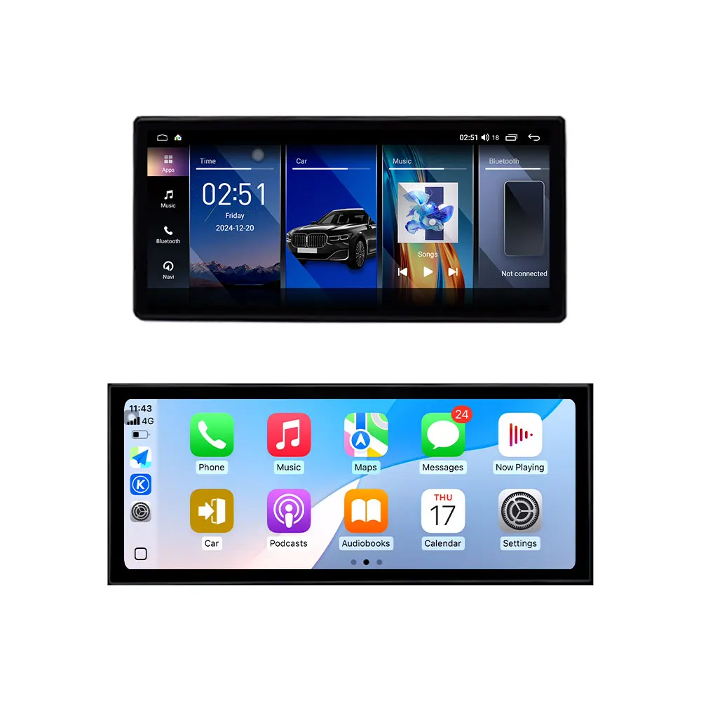 Auto-Multimedia-Player Android 14 für BMW X3 X4 F25 F26 2011–2017 ClC/NBT-System Touchscreen WiFi BT Head Unit 4G Navi GPS