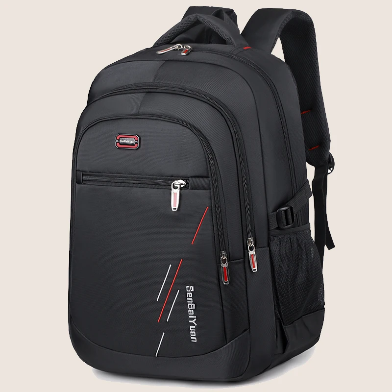 Large capacity laptop backpack - durable, waterproof, stylish unisex backpack with practical pockets - ideal for school and trav