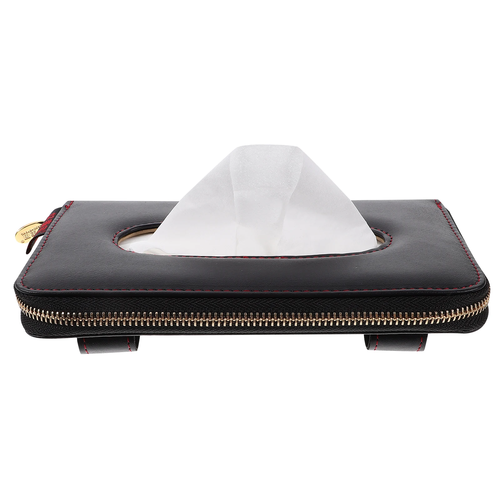 

Hanging Car Tissue Box Sun Visor Napkin Storage Box Compact Space Saving Easy Install Large Extraction Hole Durable