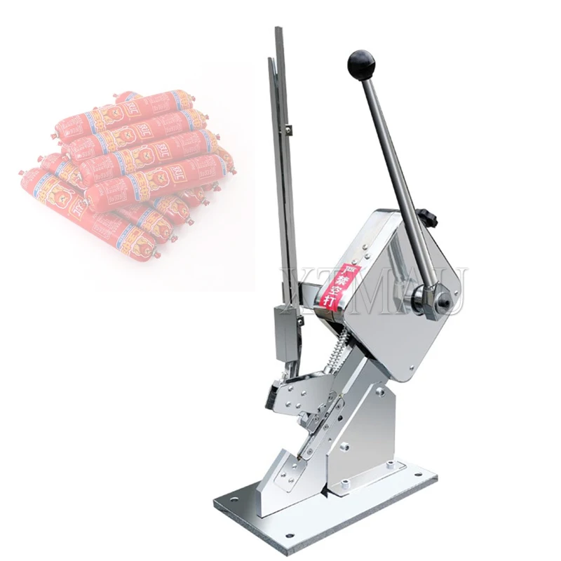 Машина для изготовления ветчины и колбасы, машина для запечатывания упаковки в супермаркете, U-образная штамповочная машина, ручная машина для запечатывания колбасных пакетов