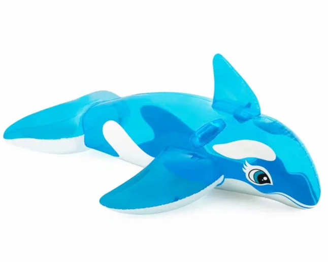 

Jumbo Whale Shark Rider Best Inflatable Pool Float Party for Ages 3 +