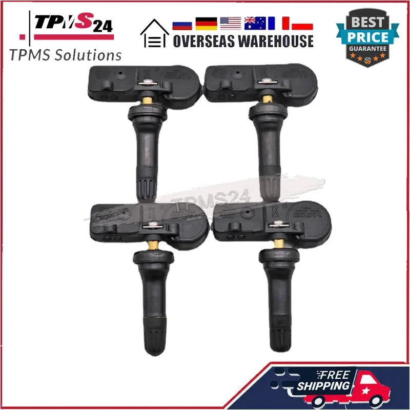 4X For Buick Enclave Chevrolet Aveo Captiva Sport Tahoe GMC Savana Yukon XL 315MHz Tire Pressure Sensors 20923680 13586335