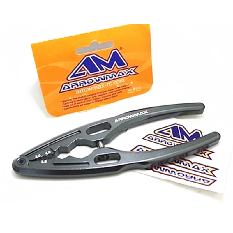 ARROWMAX Multi Shock Clamp V2 (Gray) 3.0 3.5 4.0 Assembly Tool For Airplane Helicopter Multicopter Remote Control Cars rc parts