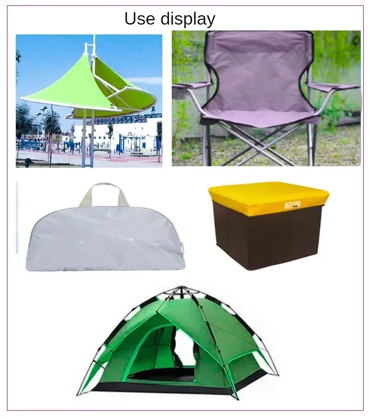 900D Encrypted Oxford Waterproof Fabric Thickened By The Yard for Outdoor Tents Rainshed  Bags Sewing Cloth Rainproof Plain Blue