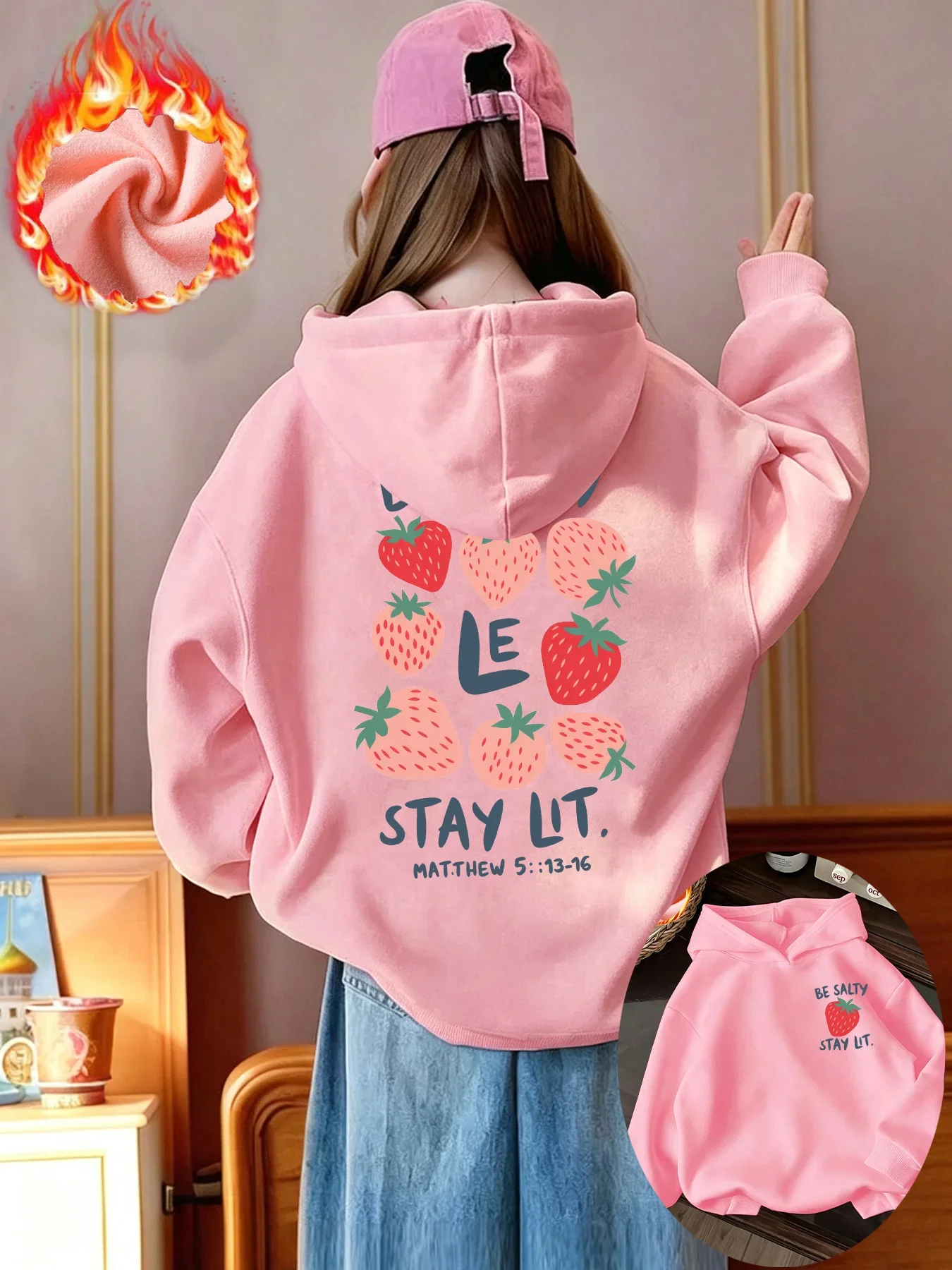 Fall/Winter Children's Casual Hooded Sweatshirt, Featuring The 
