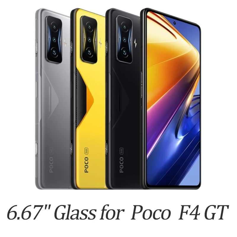 Poco F4 GT Película, F4 GT Glass Protector for Xiaomi Poco F4 GT Phone Screen Protector for poco f4 gt accesorios poko f4 gt 5g