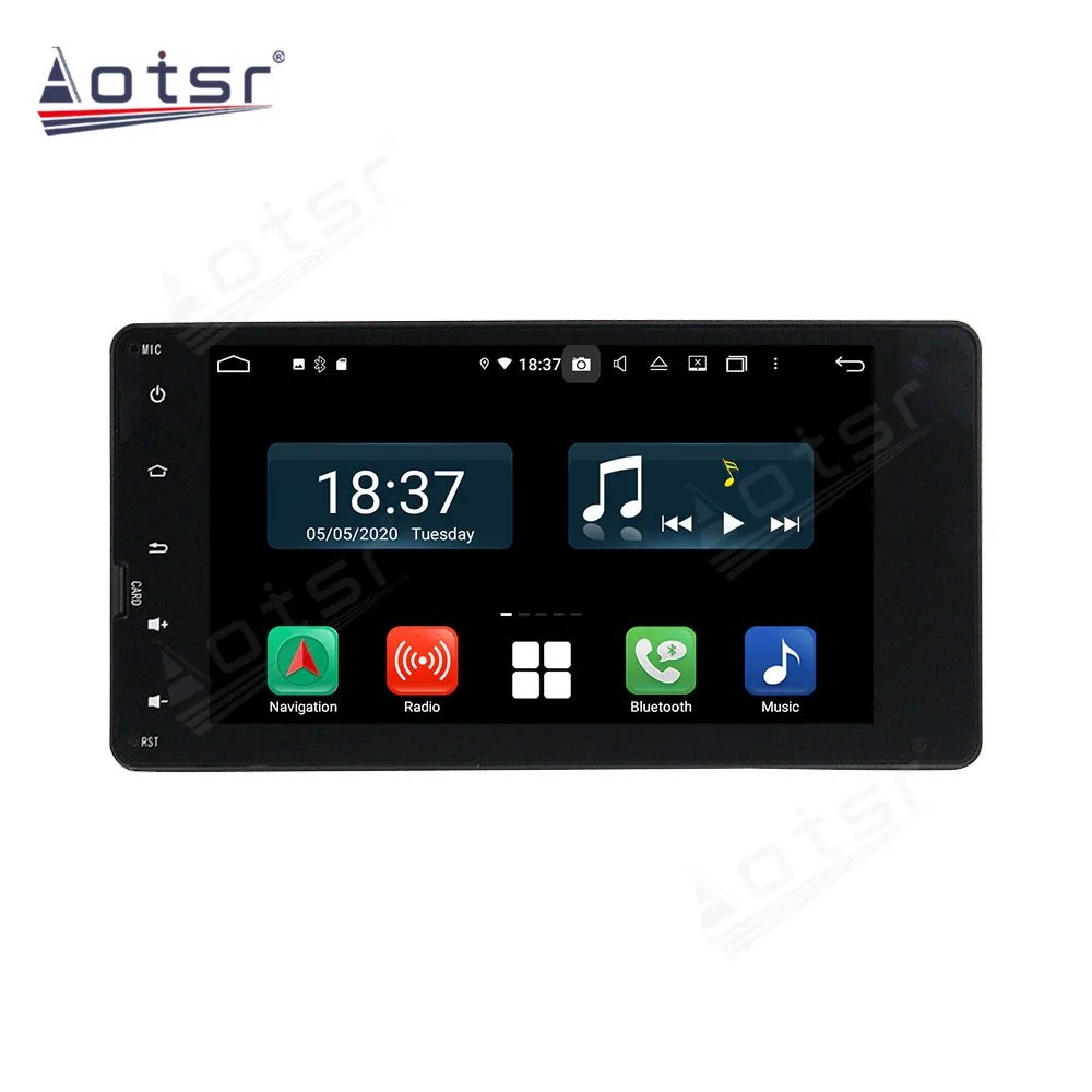 2 Din Android 12 Carplay Car Radio for Mitsubishi Outlander 2014 Deckless  Multimedia Video Player QLED screen GPS 5G LTE Stereo