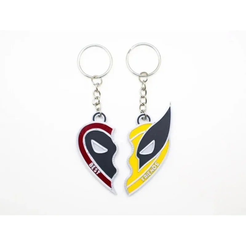 Pendentif porte-clés Disney Anime Deadpool, décoration de film créatif, collier Rick Wolverine, cadeau surprise pour meilleur ami, vacances