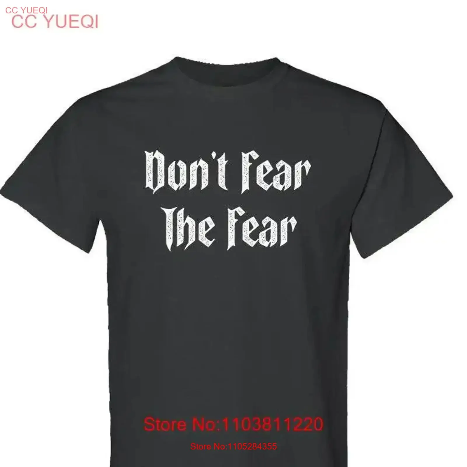 Don't Fear The Heavy Cotton T Shirt Be Fearless Courageous Comfy gift vintage Washed Unisex Comfortable Casual Stretched
