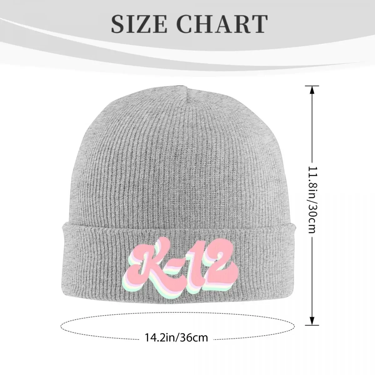 K-12 Melanie Singer Martinez Knitted Hat for Women Men Skullies Beanies Autumn Winter Hats Acrylic Trilogy Tour Warm Caps