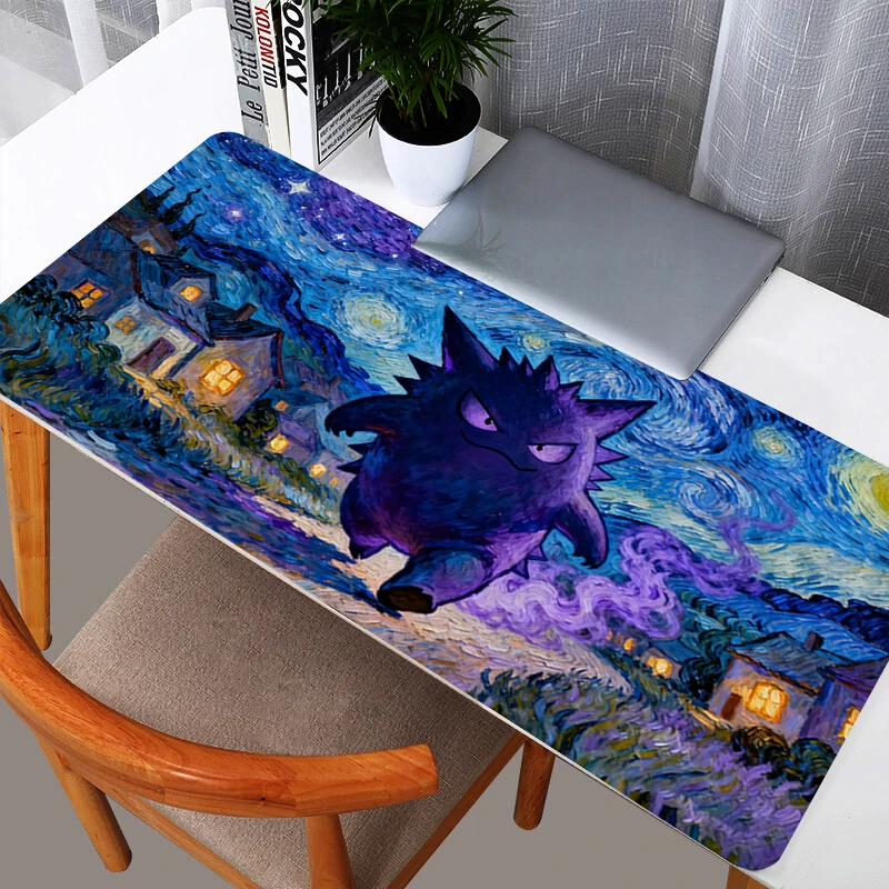 Mouse Pad Gaming Gengar Accessories Computer Keyboard Gamer Designed Specifically For e-sports Durable Games Mousepad