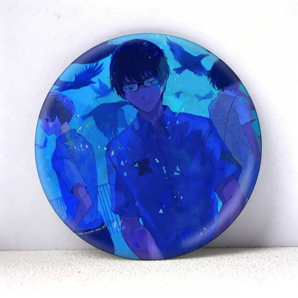 Terror in Resonance Anime  75mm 44mm 25mm Accessories Toys Badge Brooch Backpack Hat Pins