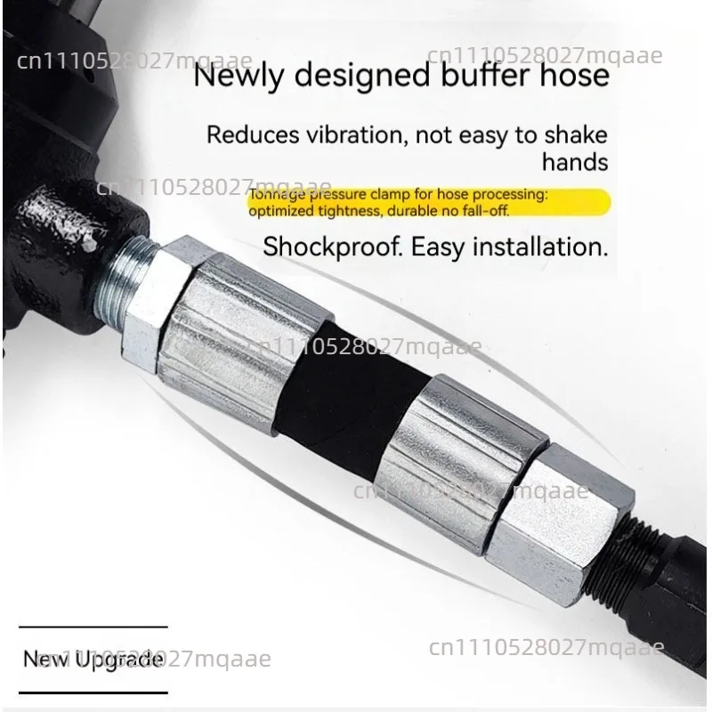 Double Head Pneumatic Hammer Concrete Chipping Machine Bridge Alloy Chiseling Hammer Ground Bridge Chipping Stone Impact Hammer