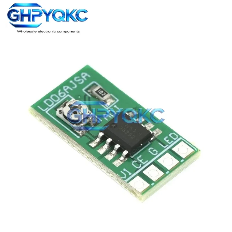 1-10Pcs DC 3.3V 3.7V 5V LED Driver Module 30-1500MA Adjustable Constant Current PWM Control Board For 18650 Li-ion Flashlight