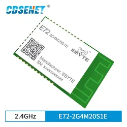 CC2652P ZigBee Bluetooth Modul Wireless Modul 2,4 Ghz 20dBm SoC CDSENET E72-2G4M20S1E Transceiver und Empfänger PCB/IPX Antenne