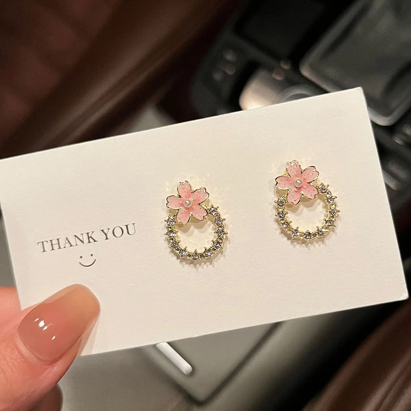 Японские и корейские розовые цветы вишни фотообои для женщин Симпатичные лепестки сакуры для Кабинета