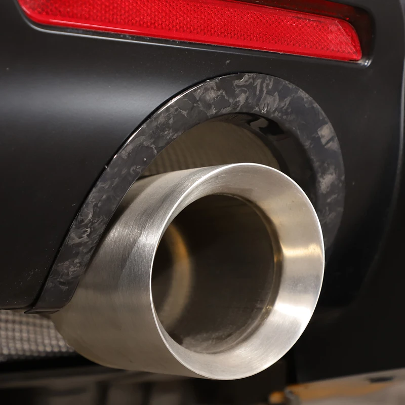 Real Carbon Fiber For Toyota GR Supra A90 2019-2025 Car Tail Throat Exhaust Upper Frame Decorative Strip Car Accessories