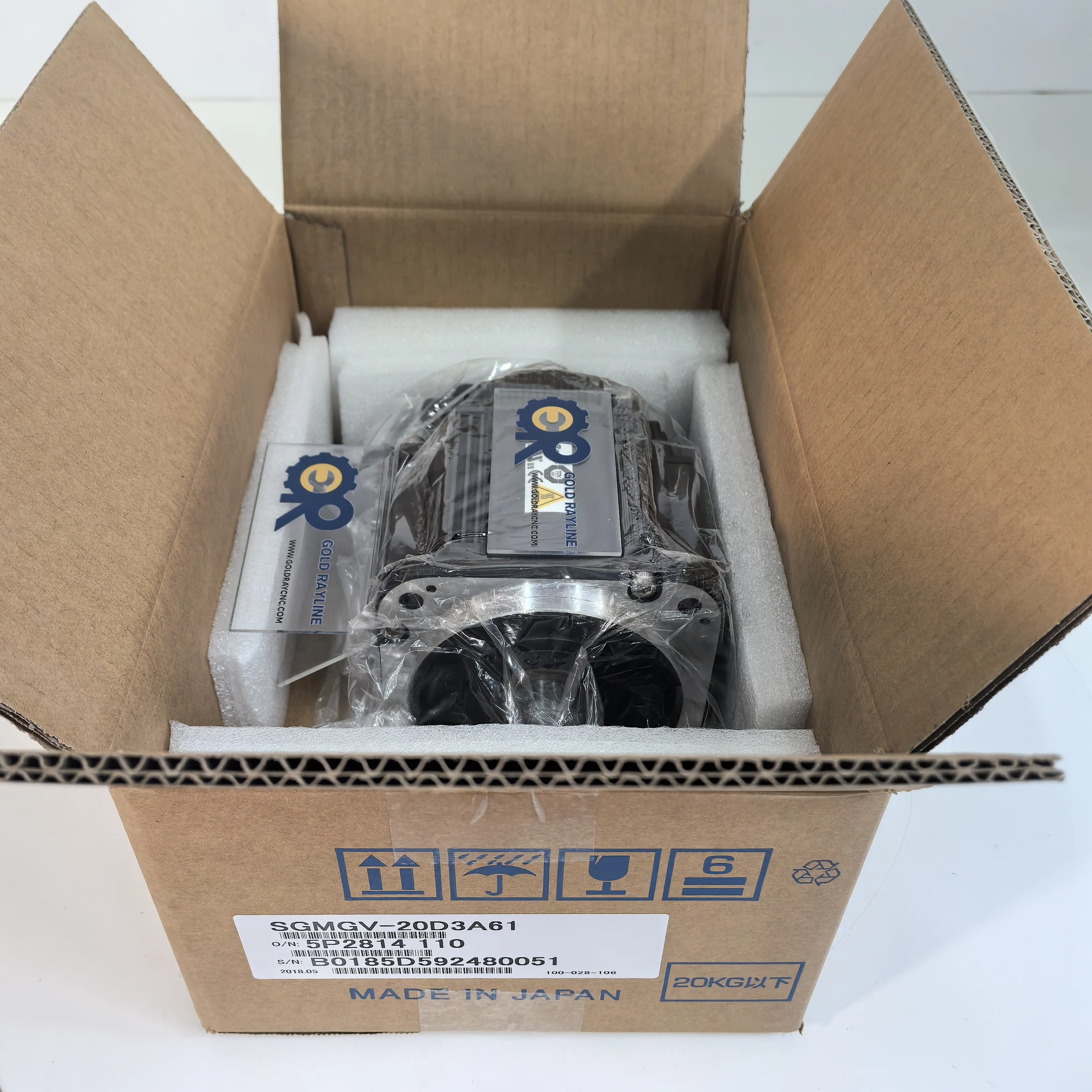 New SGMGV-20D3A61 Yaskawa Servo Motor 1 Year Warranty In Stock