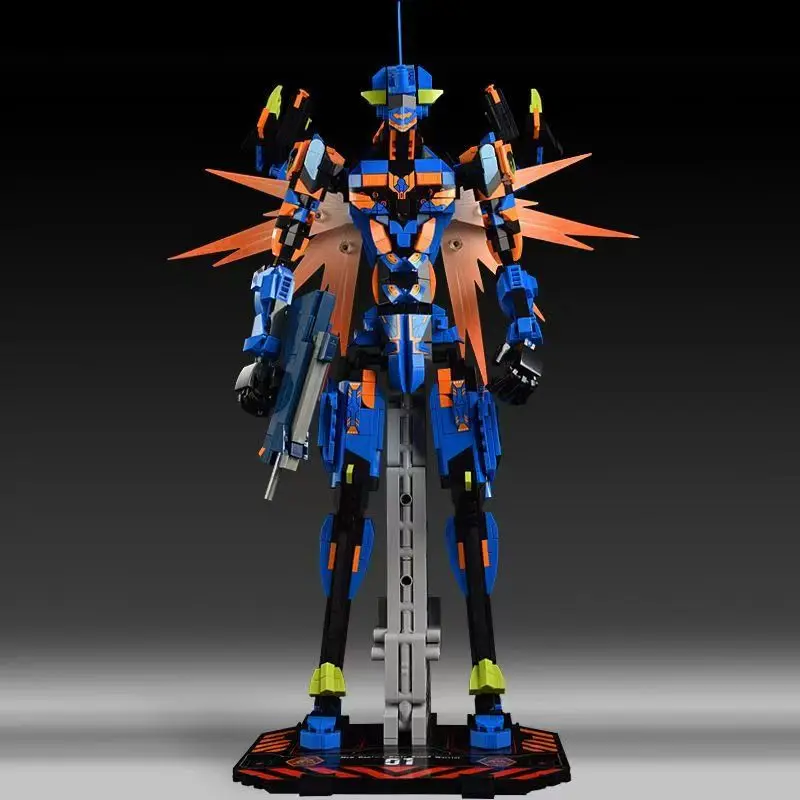 متوفر MOC وحدة تقنية الإبداع-01 Mecha اللبنات تجميع الطوب الروبوت لتقوم بها بنفسك لعب الأطفال هدية الكريسماس مجموعة #4