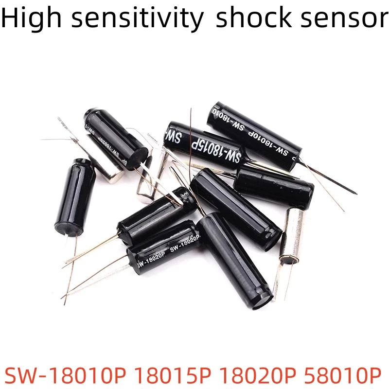 10PCS SW-18010P 18015P 18020P 58010P High Sensitivity Vibration Spring Switch Vibration Sensor