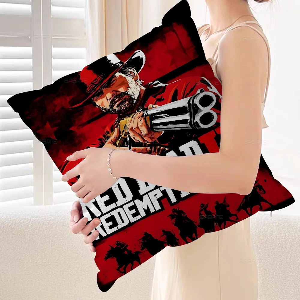 R-Red D-Dead R-Redemption 2 Personalized Pillow Dust Cover Bedroom Kids Party Decoration Pillowcase Birthday Children Gift