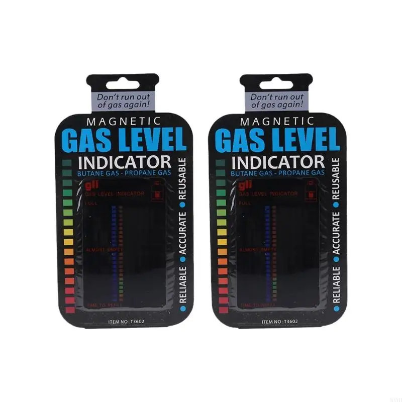 2pc Gas Meter Set With 22 Level Scale For BBQ Level Monitoring M4YD
