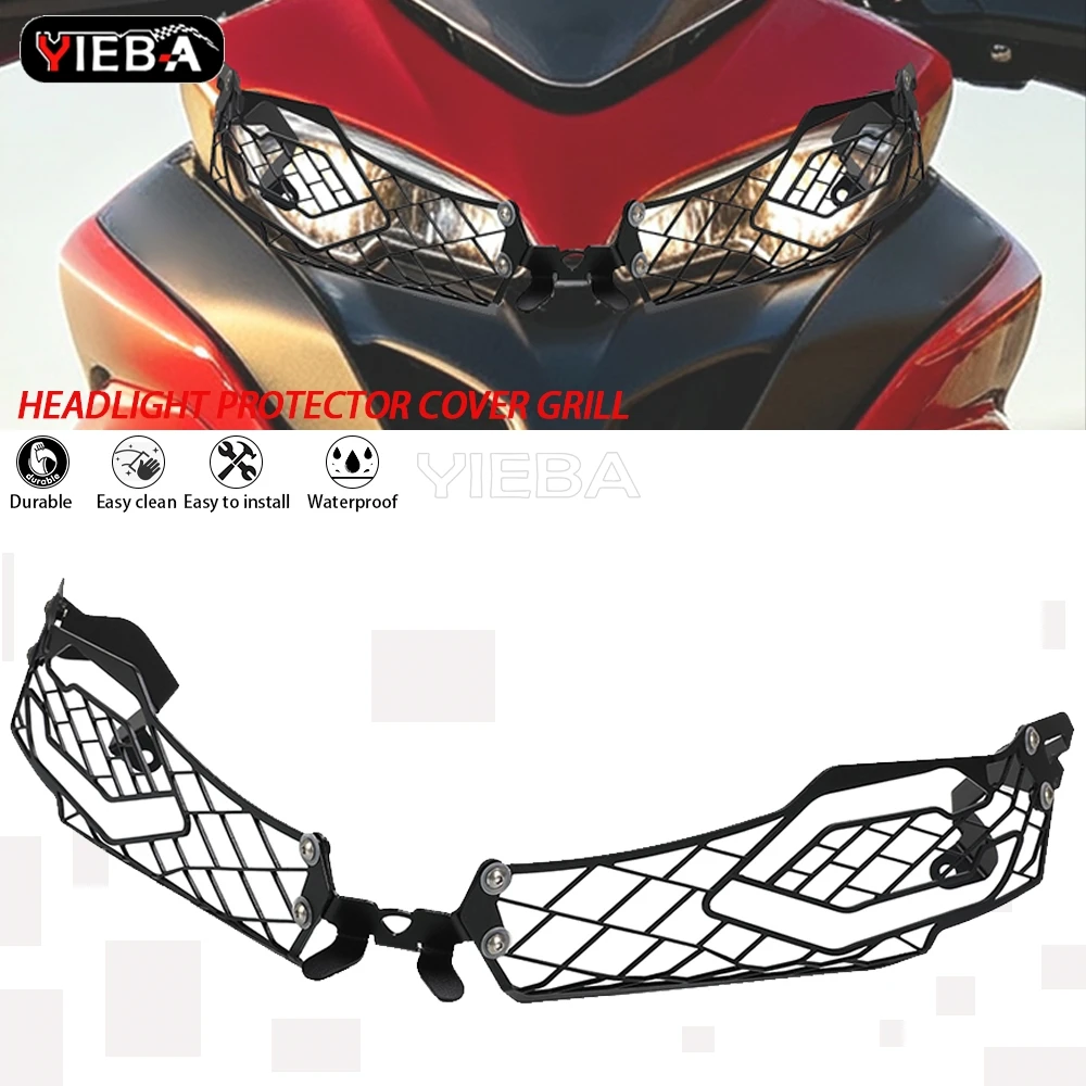 New For Ducati MULTISTRADA 950 1200 1260 ENDURO/S 1260 S GRAND TOUR/D AIR 2017-2021 Headlight Head Lights Guard Cover Protector