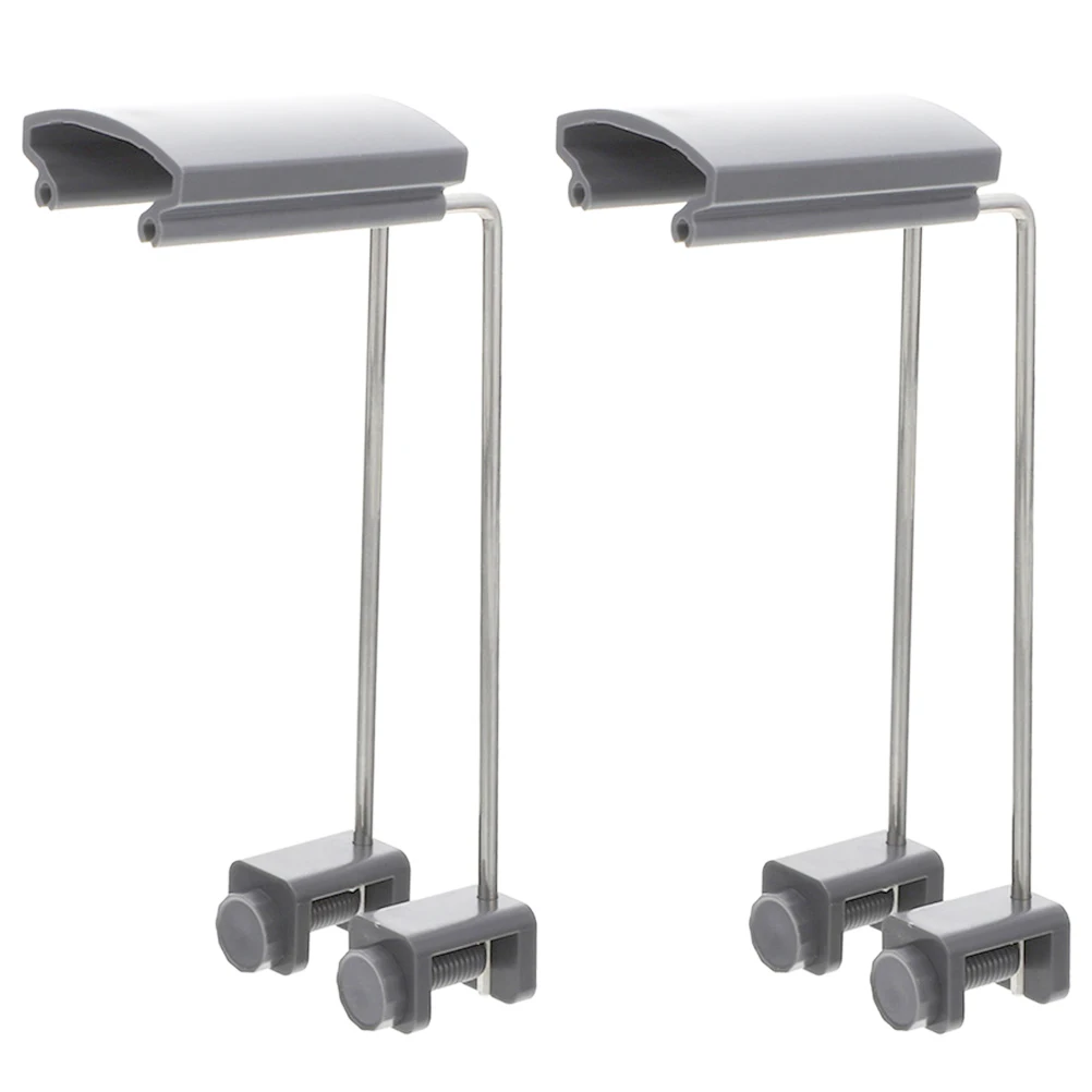 

2Pcs Aquarium Light Stand Adjustable Tank Mount Durable Iron Plastic Easy Installation Aquarium Light Stand Heat Lamp Holder