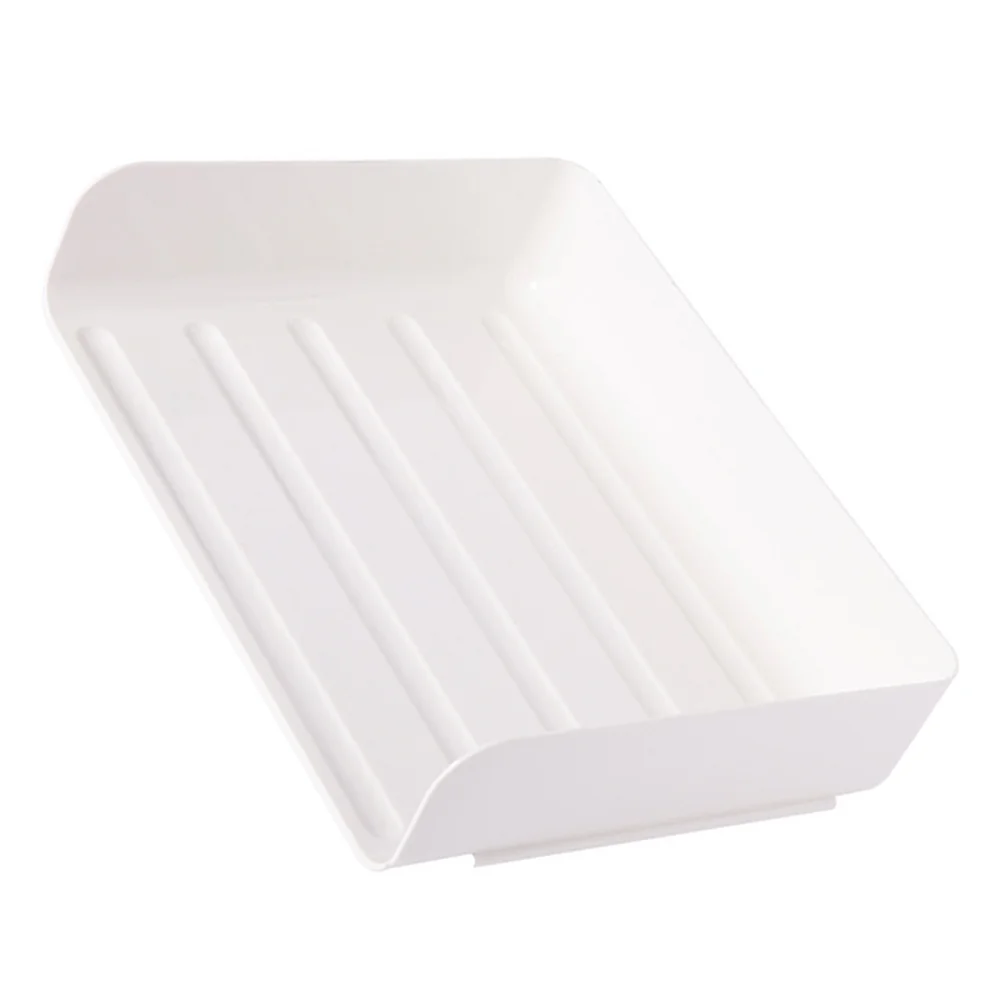 Storage Box Document Letter Tray Stackable Desk Trays White Paper Plates Desktop Racks Pallet of File Organizer
