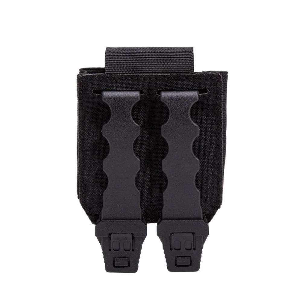 1000D Handcuff กระเป๋าไนลอนเอวกระเป๋า MOLLE/เข็มขัด LOW PROFILE Cuff Case HOLSTER เข็มขัดเสื้อกั๊กกลางแจ้งการล่าสัตว์เข็มขัดกระเป๋า