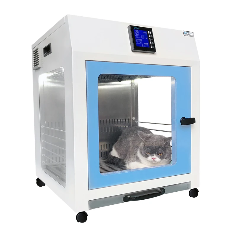 Automatic High Velocity Cat Dryer Eco-Friendly Drying Cabin Cage High Pet Waste Disposal G1-S Smart Dog Pet Hair Blower Groomer