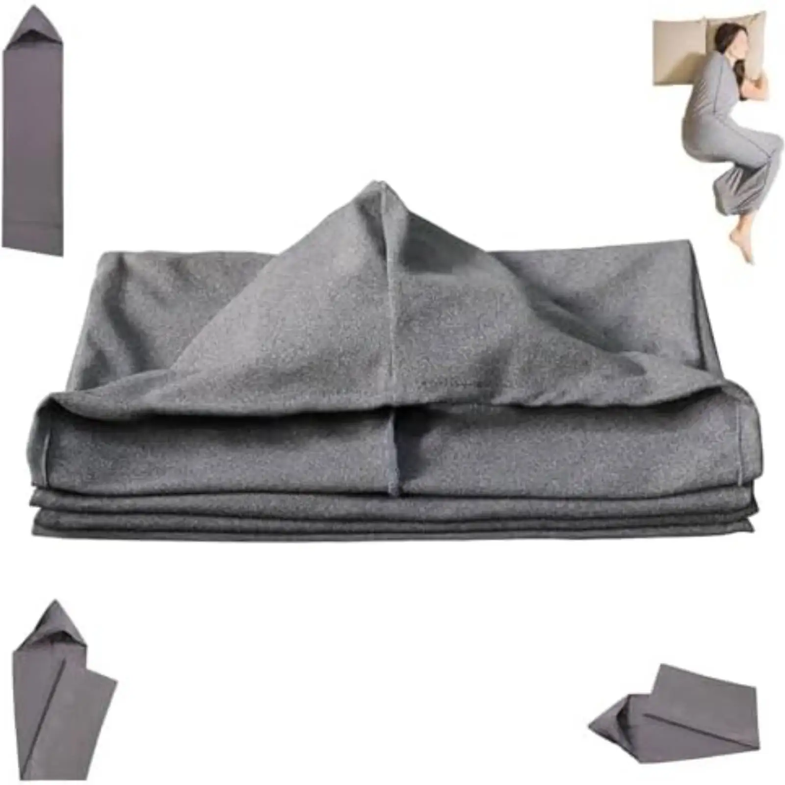 

Portable Adult Kids Comfortable Sleeping Bag Travel Compression Blanket Envelope Sleeping Bag Camping Sleeping Bags ﻿
