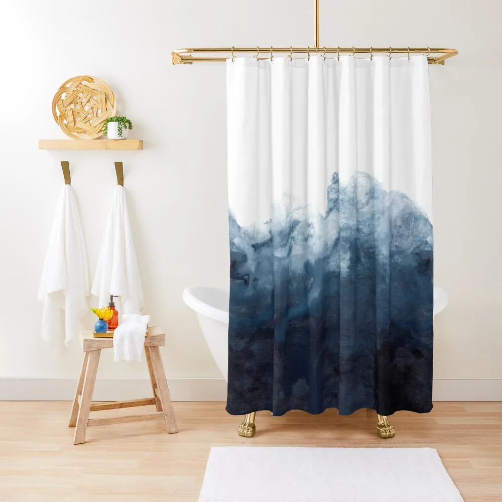

Indigo Depths No. 2 Shower Curtain Shower Sets For Bathroom Bathroom Box Bathroom Deco Curtain