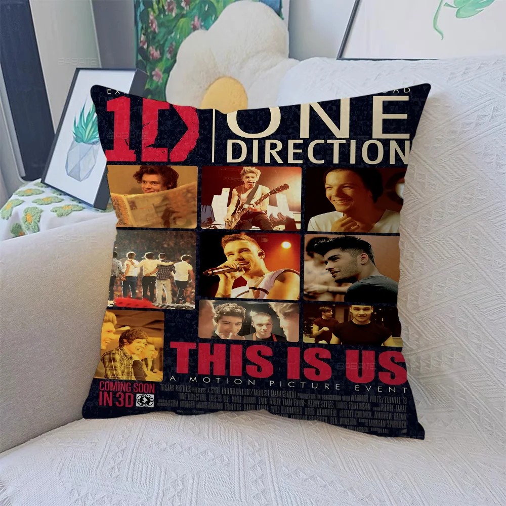 O-one Band Directions Music Pillow Cover Design Cushion Cover Decor Holiday Decorati