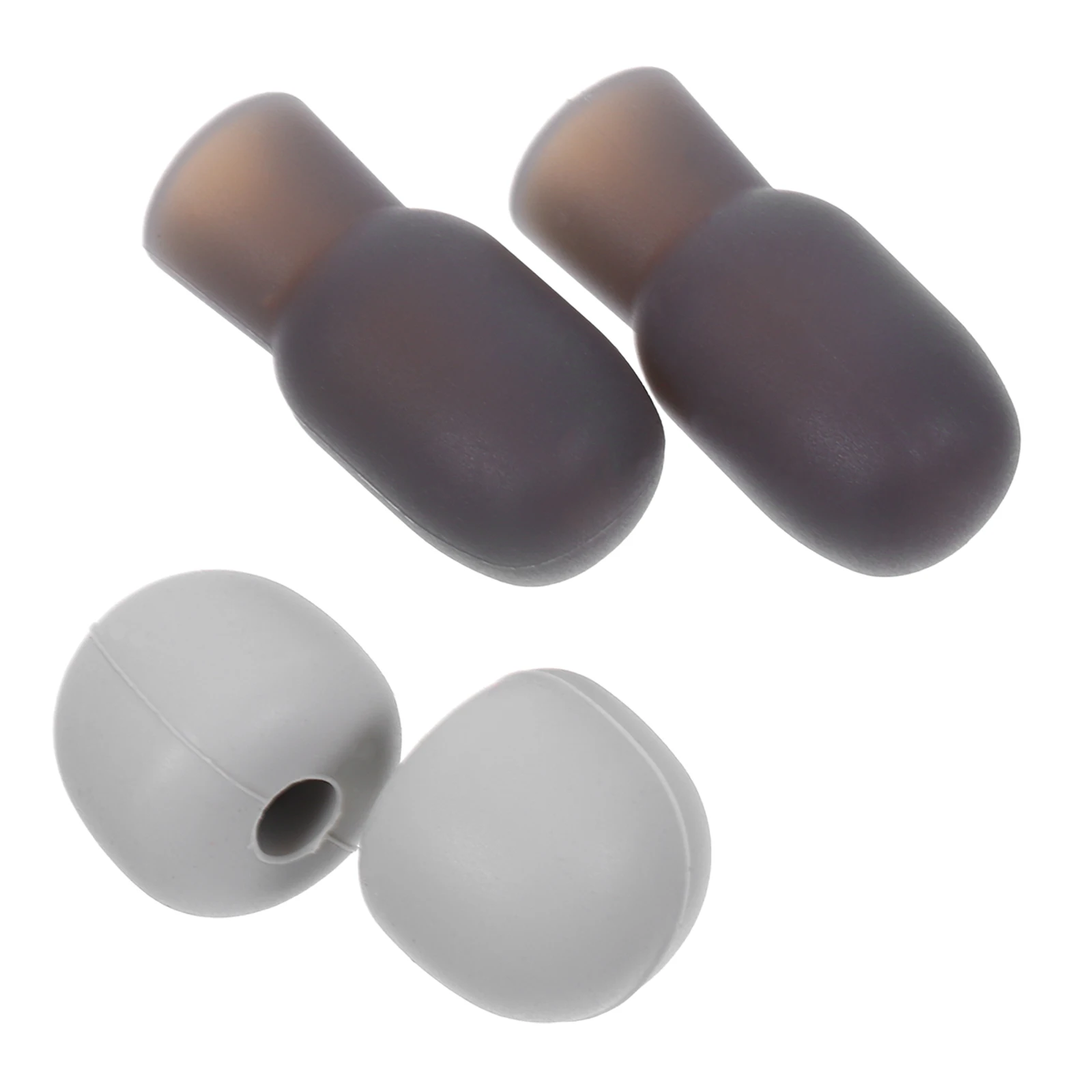 

4pcs Drumstick Mute Tips Silent Practice Noise Reduction Covers Grey 2A Silicone Protectors Pads Replacement Parts