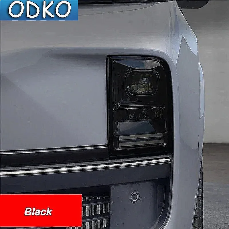 For Leading Ideal LiXiang L9 2022 2023 Car Headlight Tint Smoke Black Protective Film Protection Transparent TPU