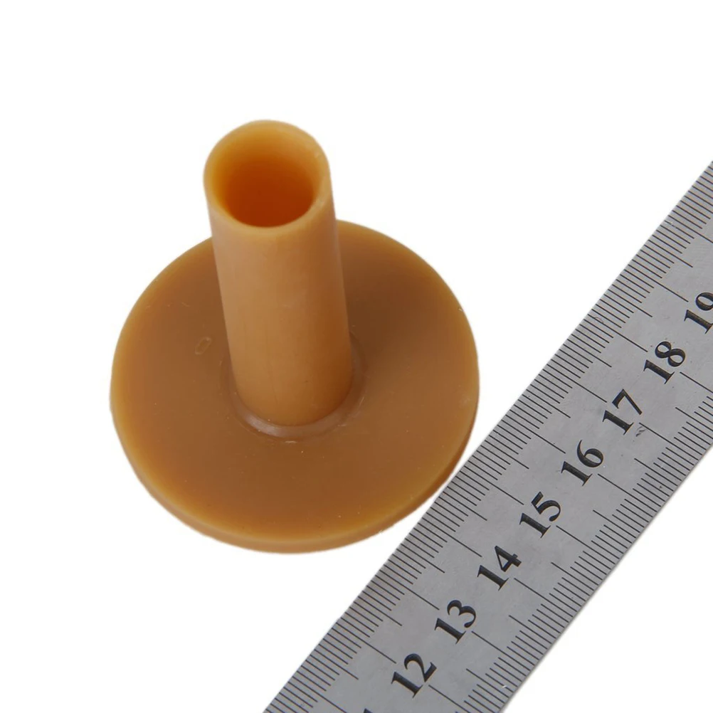 

5pcs 70Mm Rubber Tees Coffee Durable Lightweight Golf Accessories For Winter Hard Ground Use Non 70Mm Tee Golf Ball