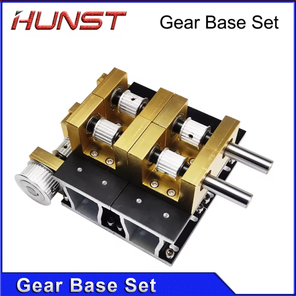 مجموعة قاعدة التروس Hunst لماكينة القطع والنقش بالليزر ، الأجزاء الميكانيكية ، سكة التوجيه ، Co2