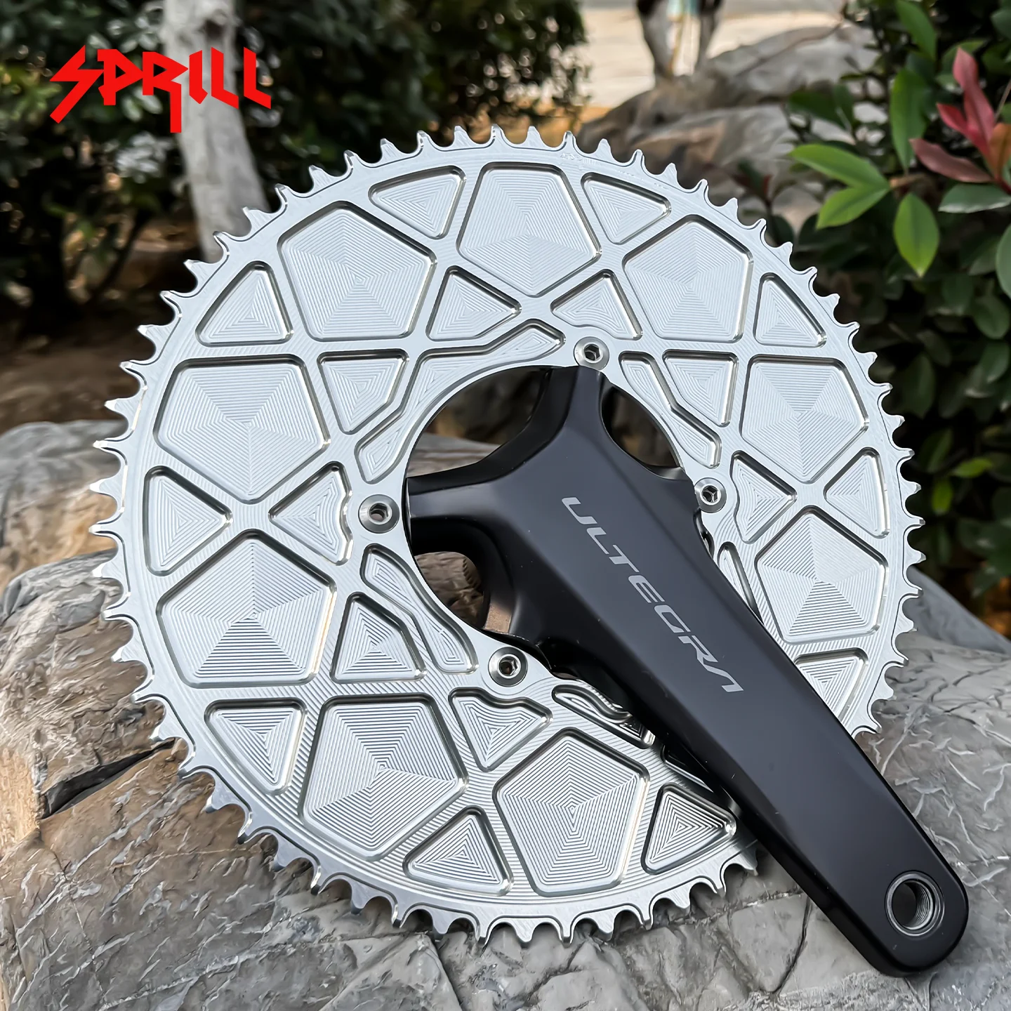 

PASS QUEST 110BCD R8100 R7100 R9200 High strength AERO Narrow Wide Chainring