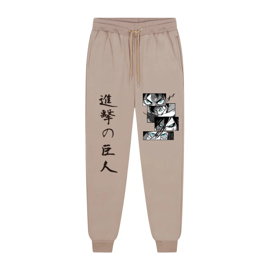 2022 Anime Attack on Titan Fashion Print PatchworkPants Harajuku Men\'s Pants Joggers Male Trousers Casual Sweatpants Sweatpants