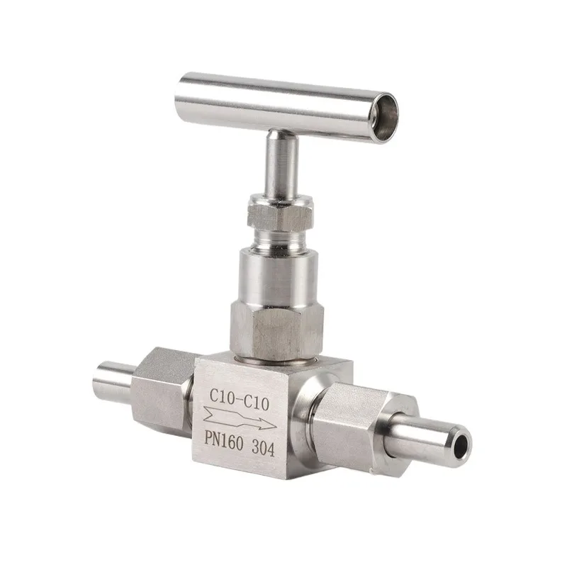 For Welded Double Cartridge Needle Valve Globe Valve Ultra High Pressure Superalloy 6000psi