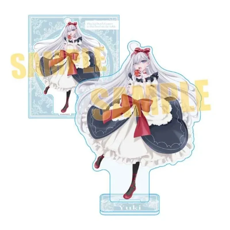 Anime Playing Death Games to Put Food on the Table Sleeping Beauty Series Acrylic Stand Model Plate Keychains Festivals Gifts