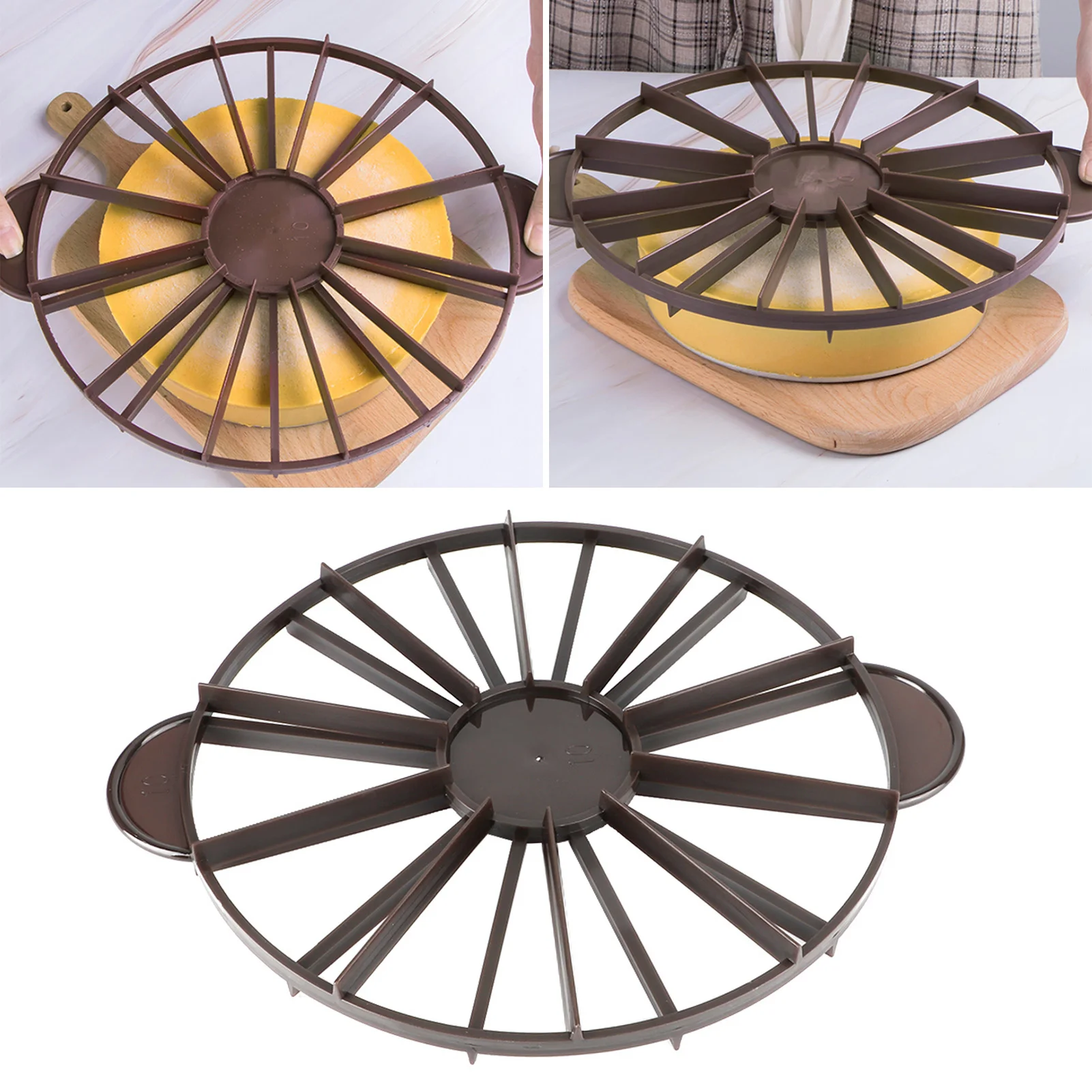 Household Round 10/12 Piece Bread Cake Divider Equal Portion
