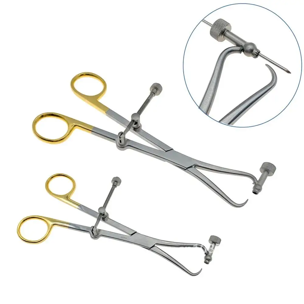 

Orthopedic Bone Reduction Forceps with Drill Guide Bone Plate Holding Forceps Orthopedic Pet Surgical Instrument