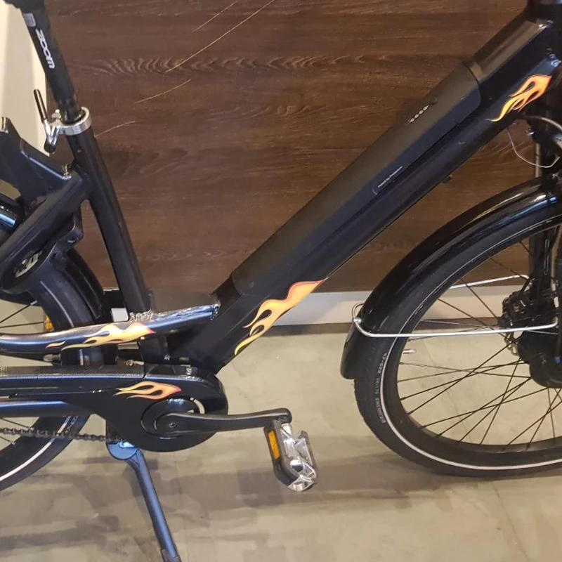 AliExpress 1set Flames Motorcycle Sticker Waterproof Vinyl Decal for Motorbike Side Panel Front Fairing Car MTB Bike Electric Scooter