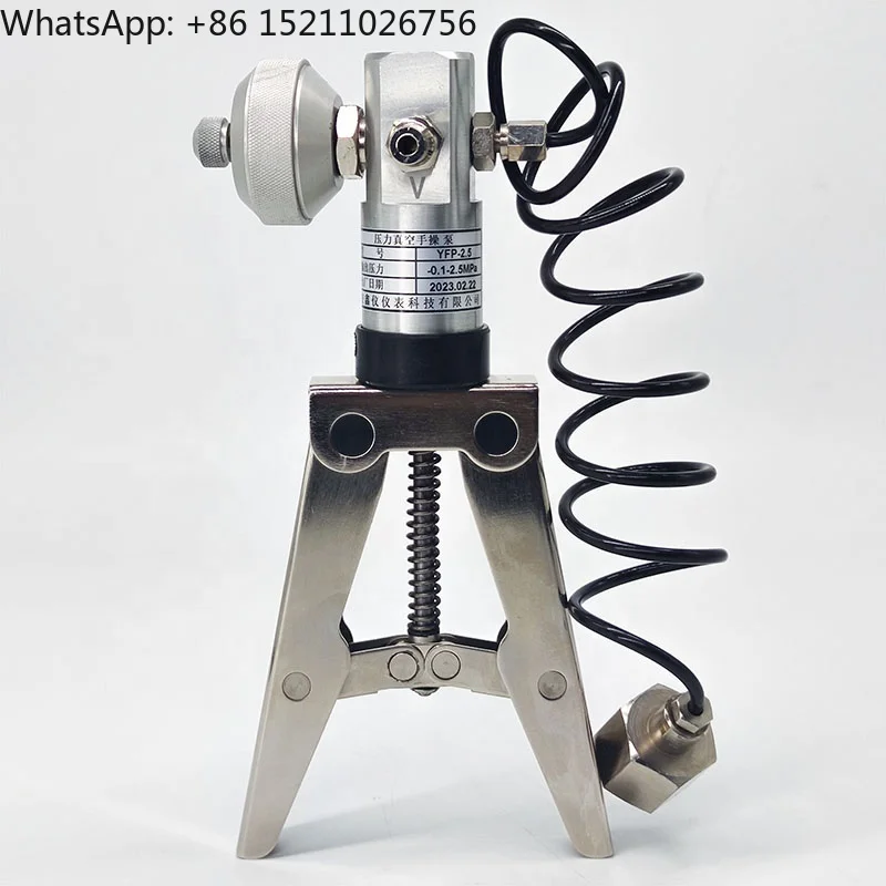 60Bar Handheld High-Pressure Pneumatic Pressure Testing Pump Vacuum Pressure Calibration Pump